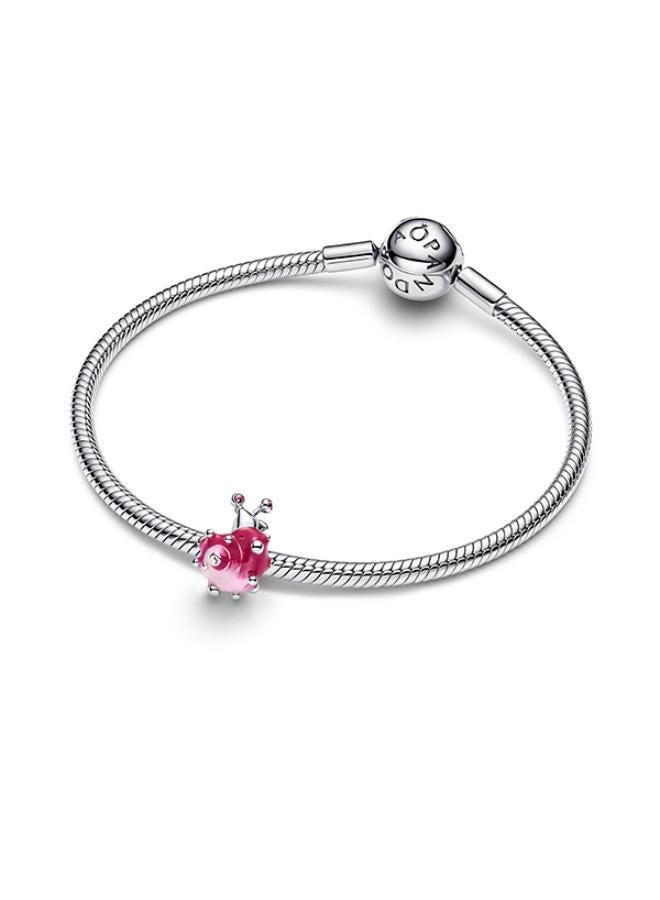 PANDORA Pink Snail Charm - Image 3